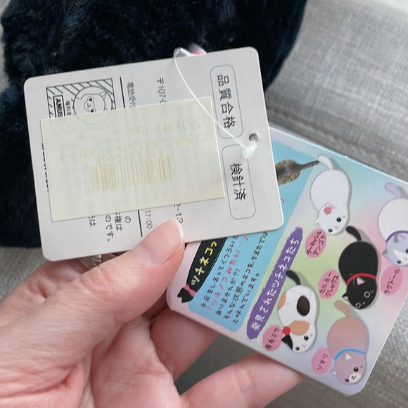 Tsuchineko Fuwa Fuwa Black Cat Pen Pouch Collection Selkirk Rex Black Plush - Picture 8 of 9